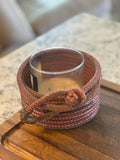 Lariat Rope Candle Holder